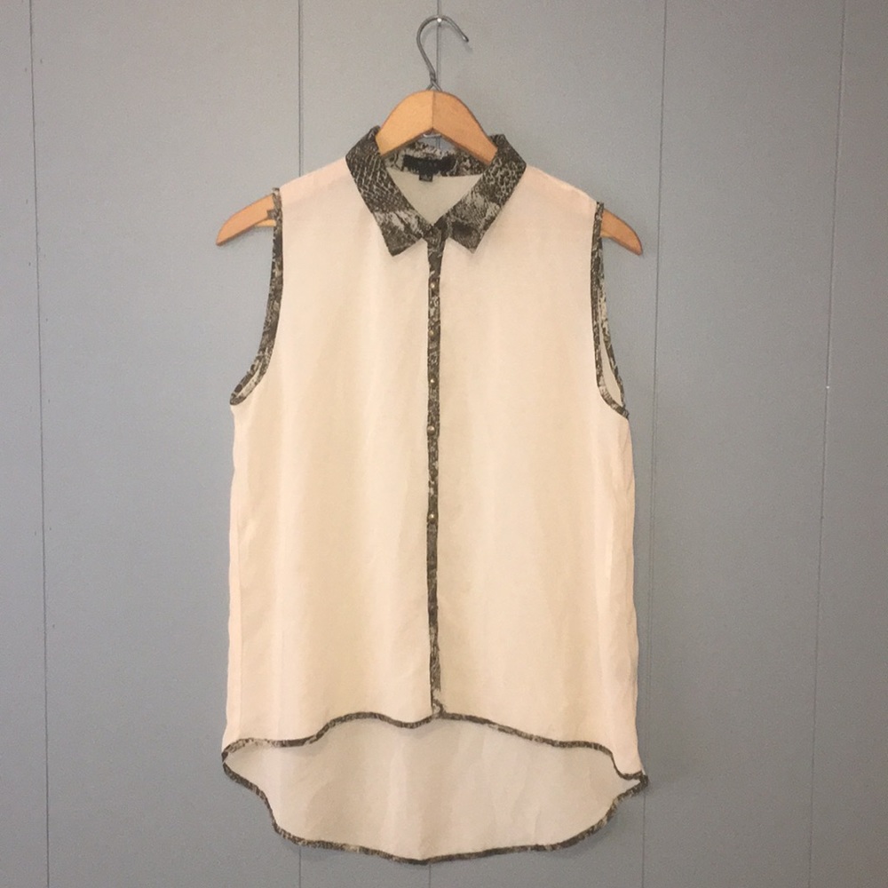 💖SHEER CREAM TUNIC TOP💖